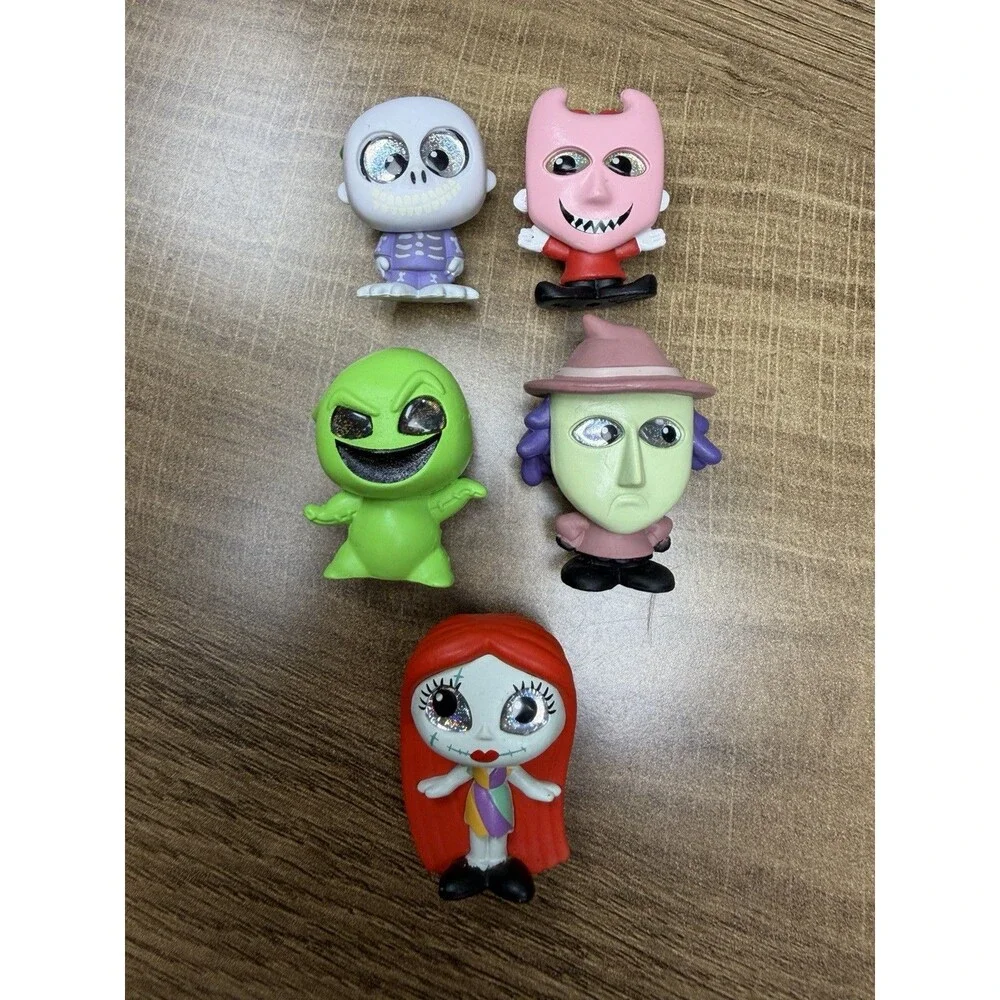 Disney Doorables Nightmare Before Christmas 5 Pc Lot Sally Oogie Boogie More